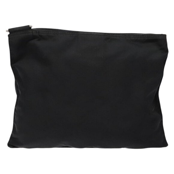 PRADA Shoulder Bag Nylon Black Silver Auth - Picture 3 of 15